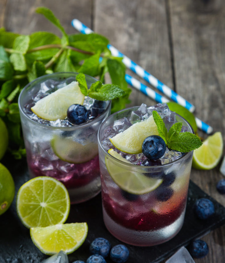 BLUEBERRY GINGER MOJITO